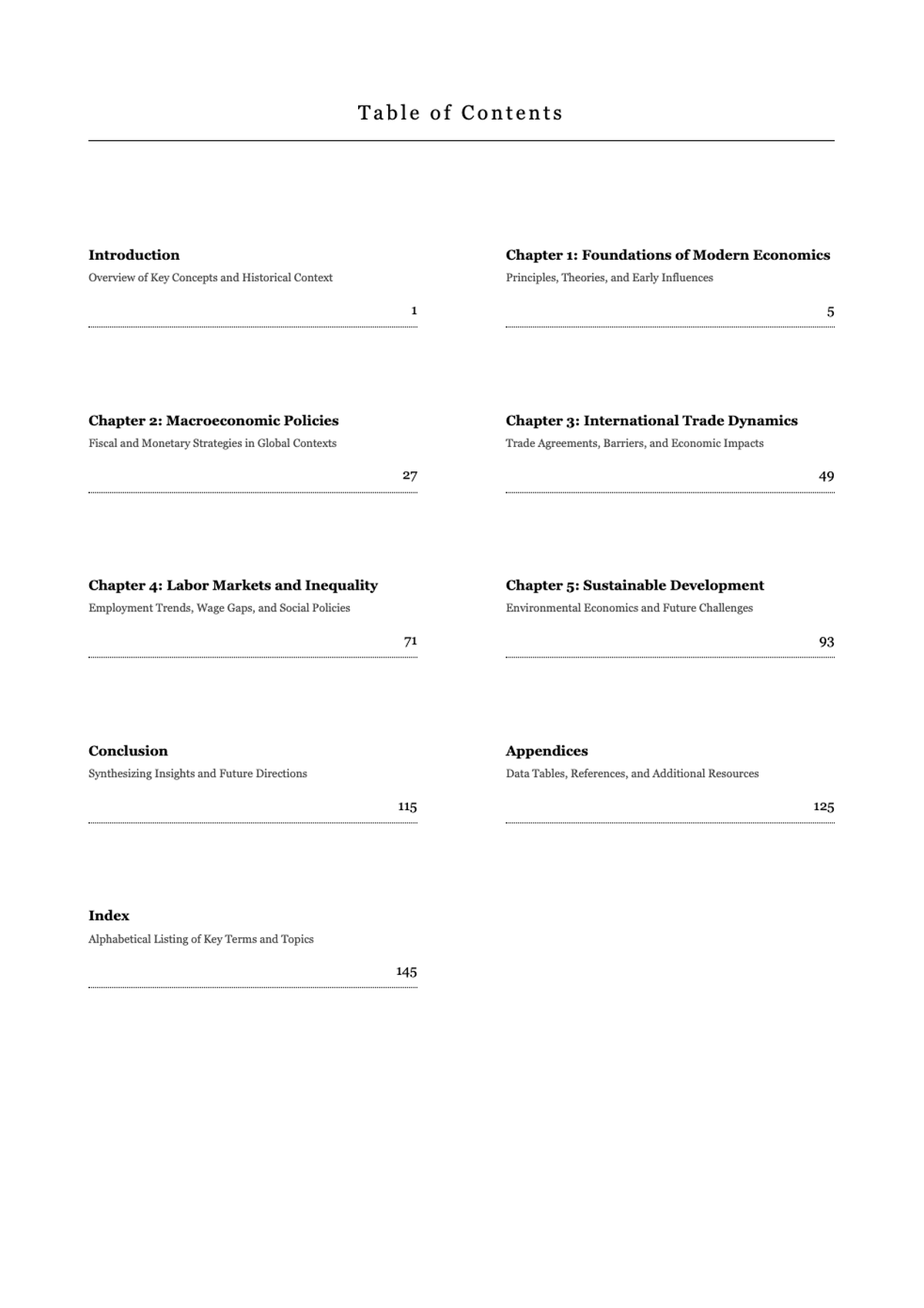 Clean minimalist table of contents template with dotted leaders_variant_2